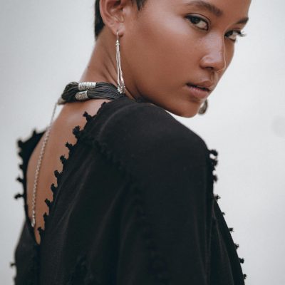 Black Poncho Robe Boho Cape For Women Prom